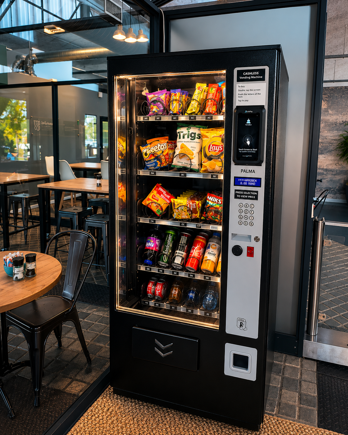 VendBot P5L on vending machine