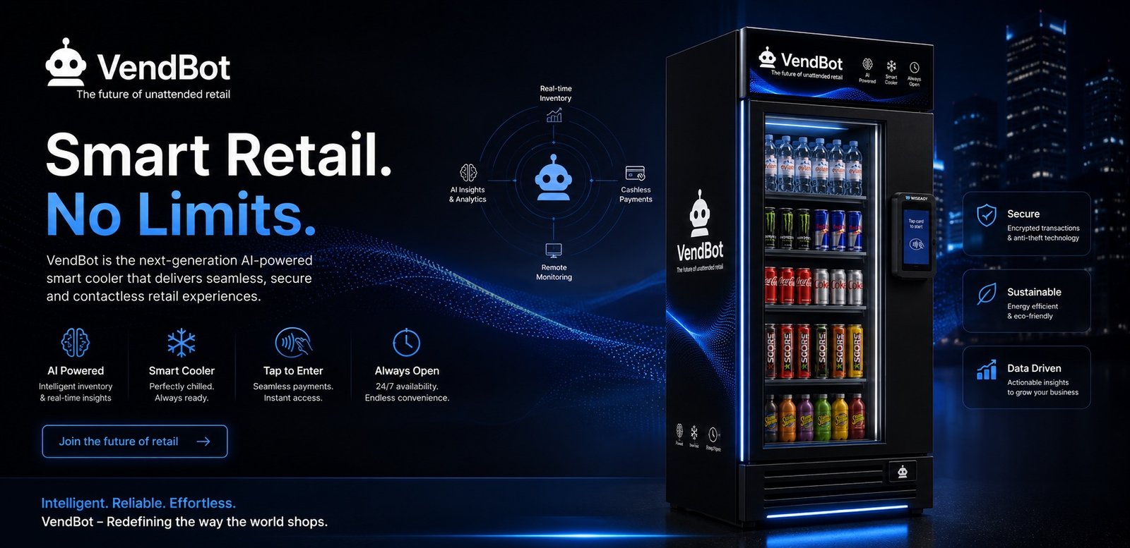 VendBot Smart Retail — Smart Retail. No Limits.
